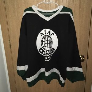 Custom made A$AP Mob hockey jersey